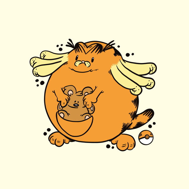 Illustration for article titled The Original 151 Pokemon, But Garfield